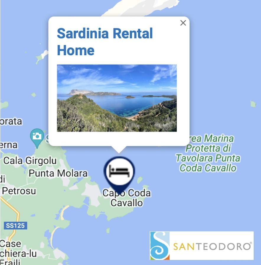 Apartament San Teodoro Punta Est Delizioso Monolocale Vista Mare Zewnętrze zdjęcie